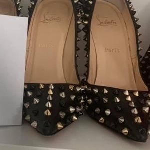 Christian Louboutin Pigalle Mix Spike 120mm, sz 38